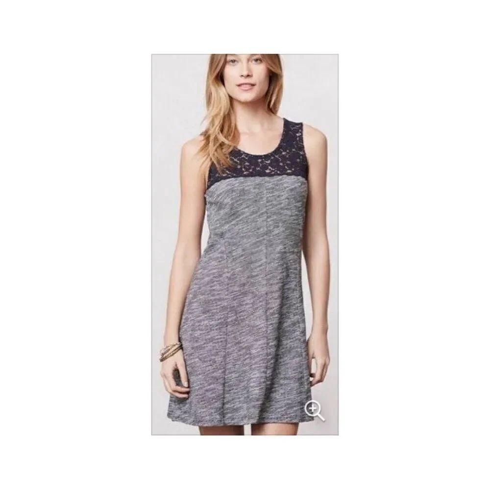 Anthropologie Lilka Esme Space-Dye Dress 100% cotton size XS